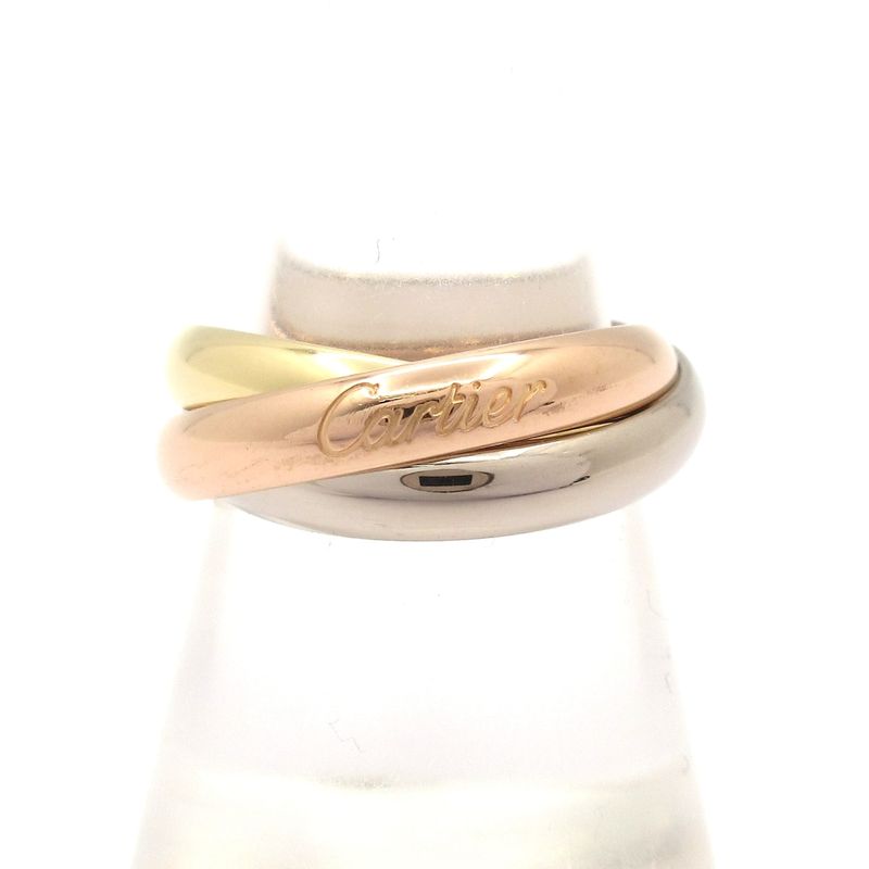 Cartier Ring 55 Trinity B4052755 18K Three-color