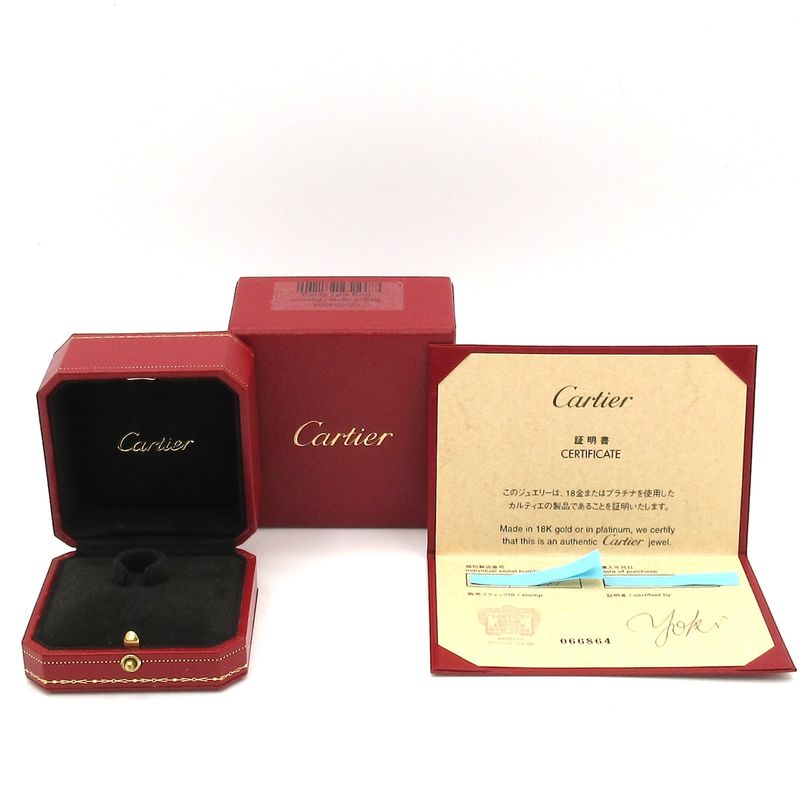 Cartier Ring 55 Trinity B4052755 18K Three-color