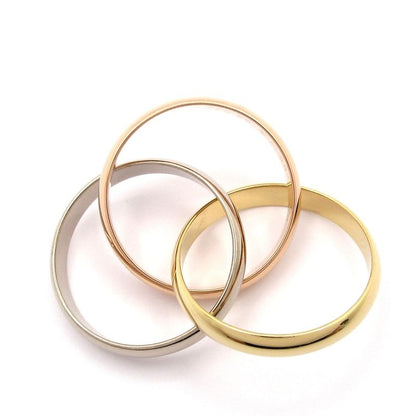 Cartier Ring 55 Trinity B4052755 18K Three-color