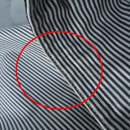 Fendi 2020 Wide Sleeve Striped Long Sleeve Shirt With Lace Black Gray 36 Made