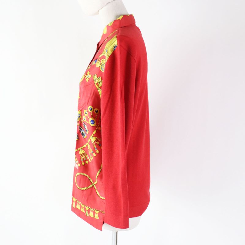 Hermes Parures Des Sables Desert Accessories Silk And Cashmere-blend Twill