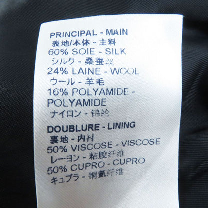 Louis Vuitton 18AW Silk Blend Beautiful Silhouette Belted Coat Purple 38 With