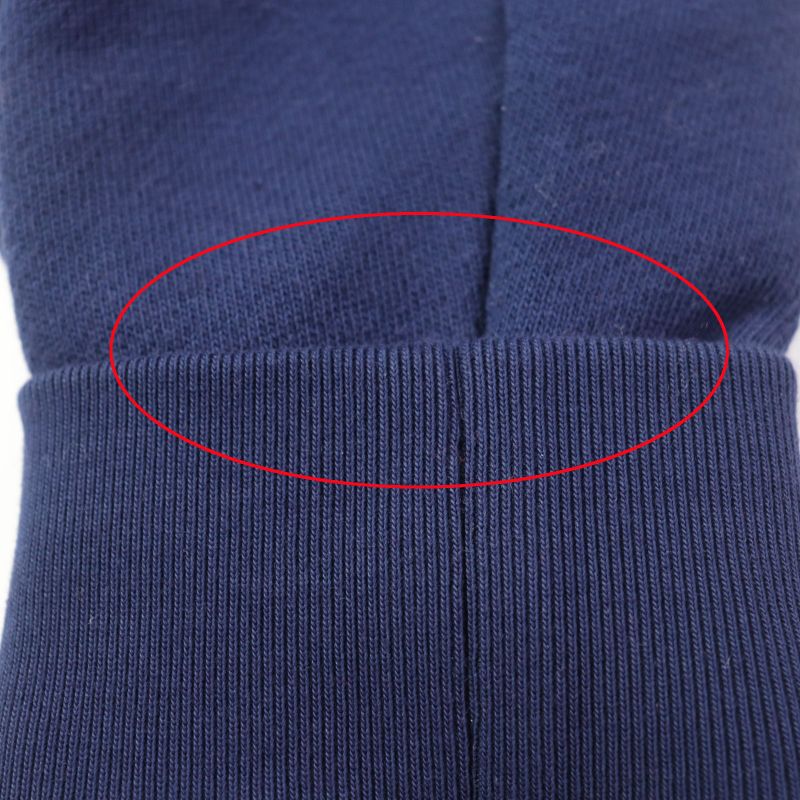 Gucci 23SS 717427 100% Cotton Interlocking G WOOF Print Pullover Hoodie Navy XS