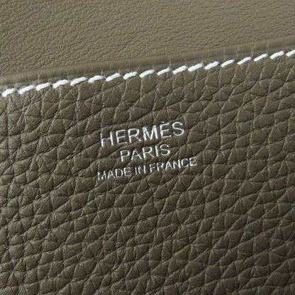 Hermes Arsan 31 Etoupe Silver Hardware Taurillon Clemence Shoulder Bag With Box