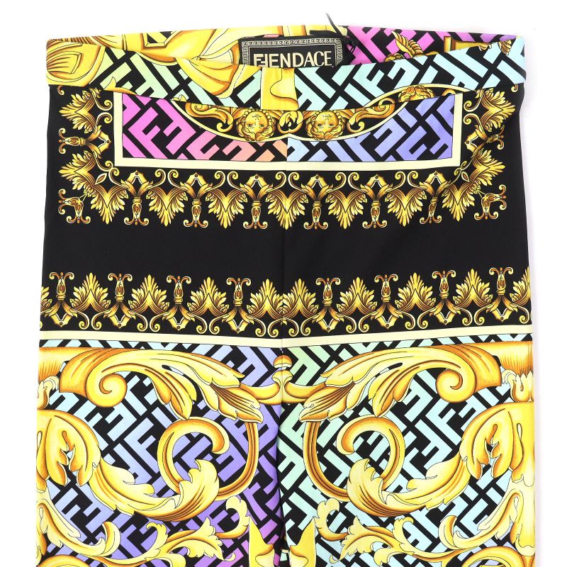 Fendi Versace Fendi Versace 22SS 1004962 Fendace Baroque Leggings Spats