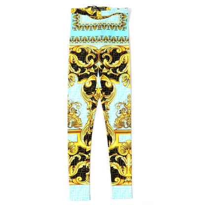 Fendi Versace Fendi Versace 22SS 1004962 Fendace Baroque Leggings Spats