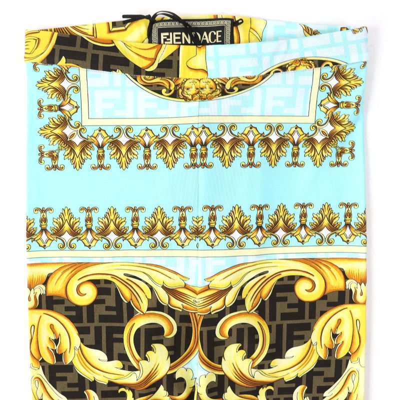 Fendi Versace Fendi Versace 22SS 1004962 Fendace Baroque Leggings Spats