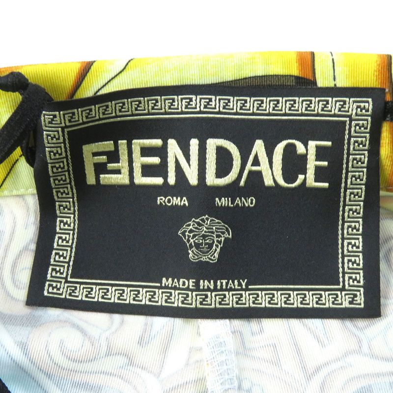 Fendi Versace Fendi Versace 22SS 1004962 Fendace Baroque Leggings Spats
