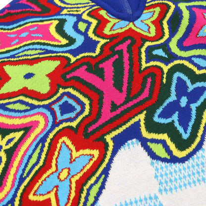 Louis Vuitton 21SS Hkn79w Distorted Monogram Damier Half-zip High Neck Light