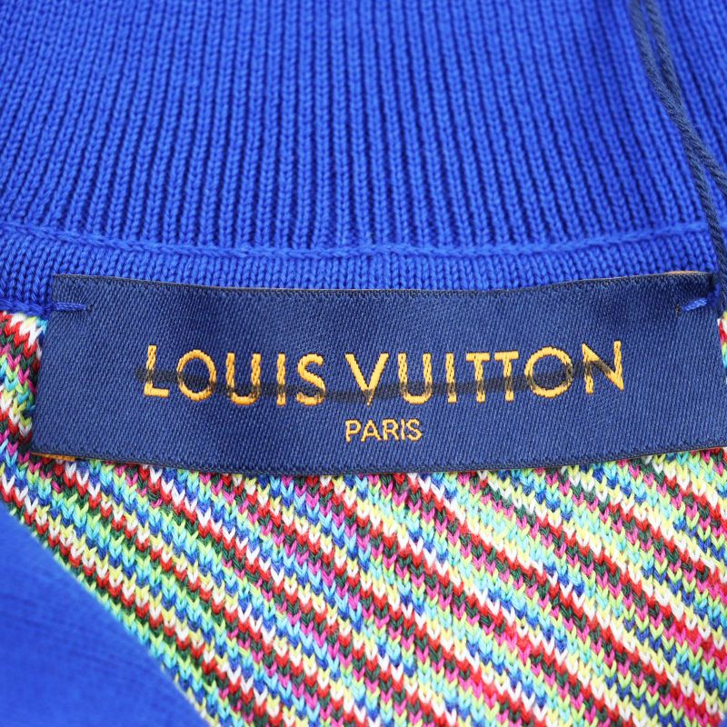 Louis Vuitton 21SS Hkn79w Distorted Monogram Damier Half-zip High Neck Light