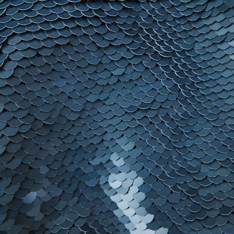 CHANEL P52914 Sequined Coco Mark Button Zipup Jacket Blue Greenish 40 Made In