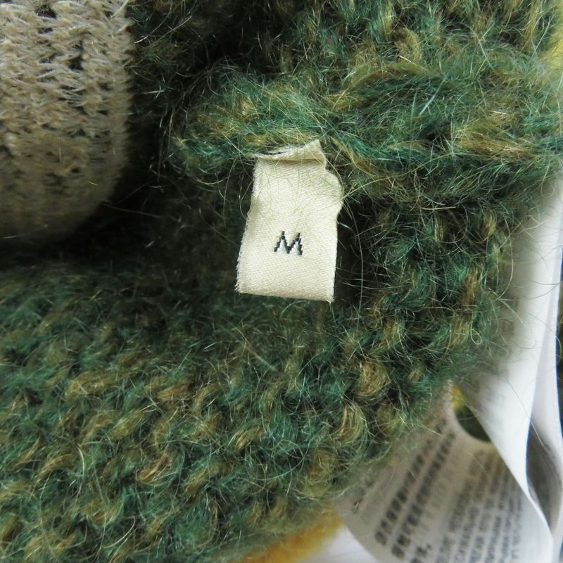 Gucci North Face 671690 Mohair Long Sleeve Jacquard Sweater W/logo Embroidery/kn