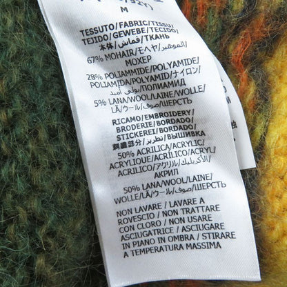 Gucci North Face 671690 Mohair Long Sleeve Jacquard Sweater W/logo Embroidery/kn