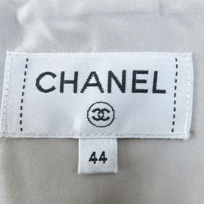 CHANEL P59073 Tweed Trapeze Long Skirt With Scallion And Coco Mark Plate Multi