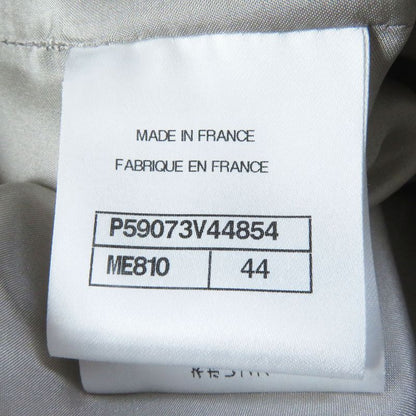 CHANEL P59073 Tweed Trapeze Long Skirt With Scallion And Coco Mark Plate Multi