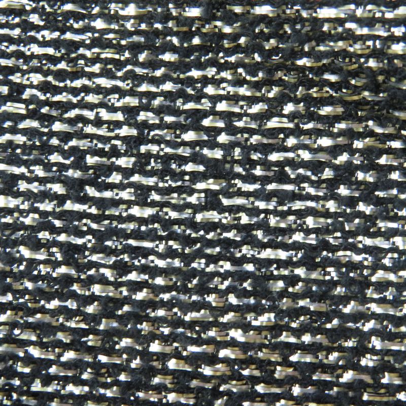 CHANEL P44726 5'' Sleeve Collarless Jacket With Gold Coco Mark Plate Lining