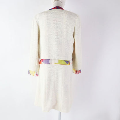 CHANEL Vintage 00T P15633 Vintage 3-piece Setup Ivory X Multi 40 Made In