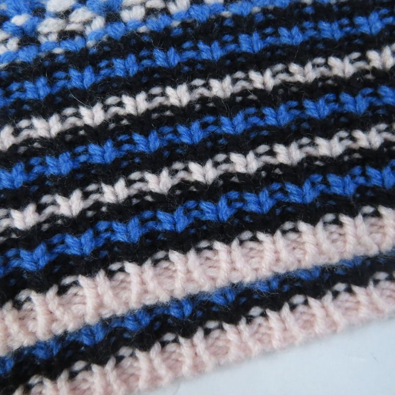 Fendi 18 Fzy731 Wool Cashmere FF Logo/zucca Pattern Knit Hoodie Blue White 38