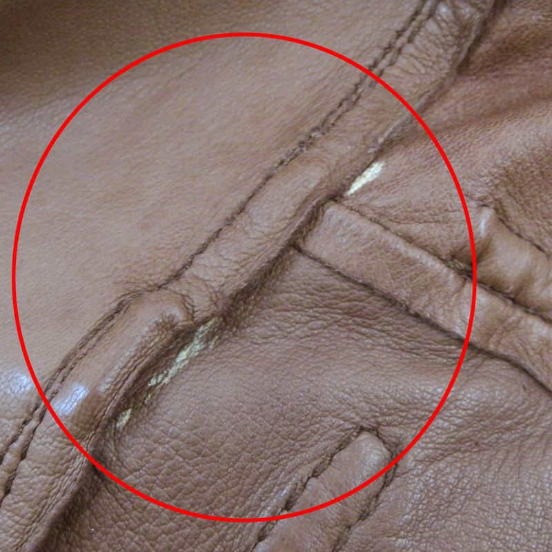 Gucci Vintage Suede Leather Tom Ford Period Stand Collar Jacket