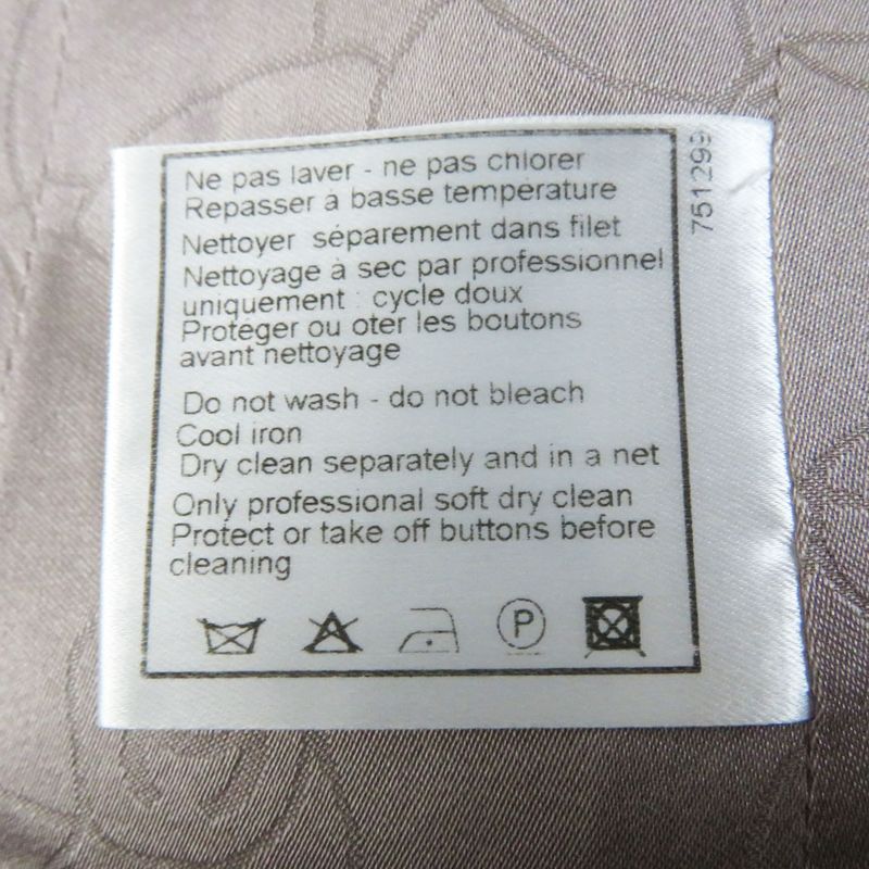 CHANEL 05A P26908 Wool Mohair Tweed Jacket With Coco Mark Buttons Multi 40