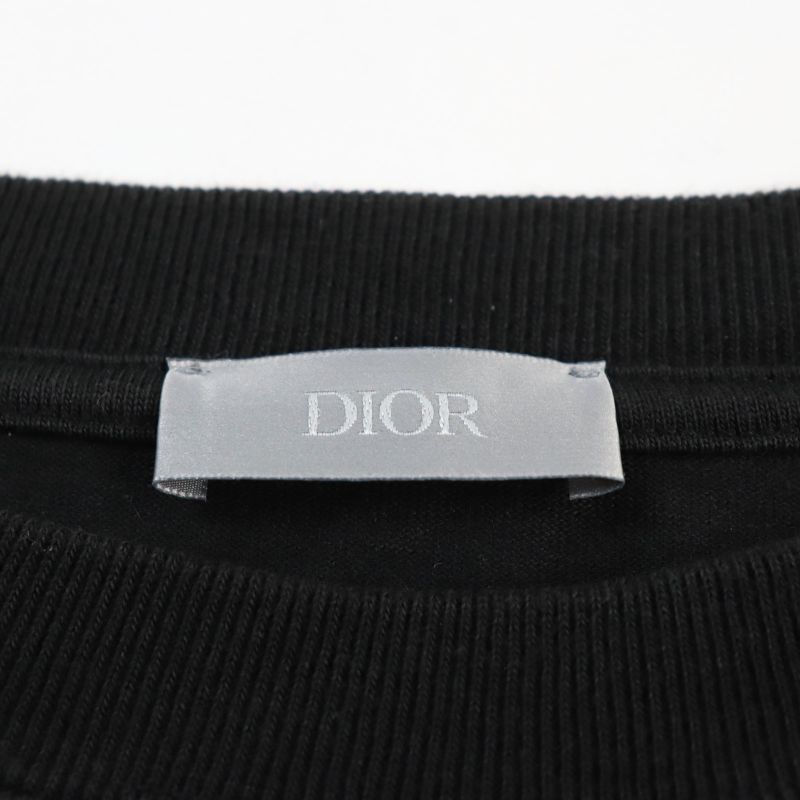 DIOR Homme 23SS 313j696co554 USED Crew Neck Short Sleeve T-shirt With Logo