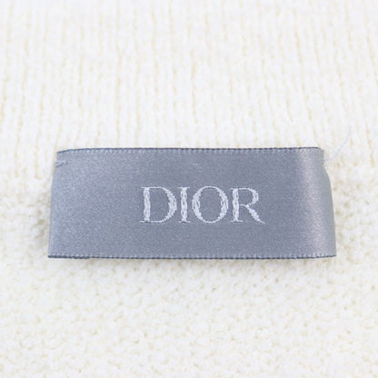 DIOR Homme ERL 23SS 313m657at498 Rabbit Patch Pile Knit With Logo Stitch Ivory