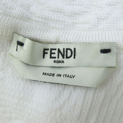 Fendi 20 Fzd880 Embossed/furled Weave Short Sleeves/short Length All-in-one