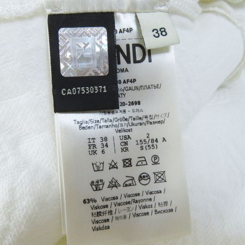 Fendi 20 Fzd880 Embossed/furled Weave Short Sleeves/short Length All-in-one