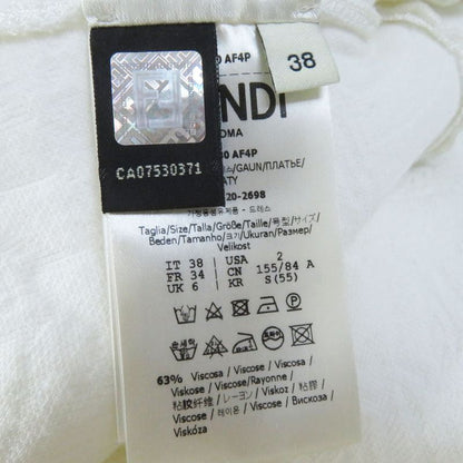 Fendi 20 Fzd880 Embossed/furled Weave Short Sleeves/short Length All-in-one