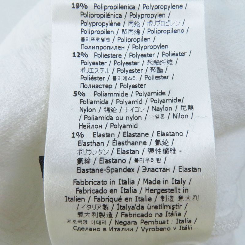 Fendi 20 Fzd880 Embossed/furled Weave Short Sleeves/short Length All-in-one