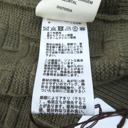 Hermes 2022 2h2705da Voyage H Logo With Logo Buttons Oversized Cardigan Brown