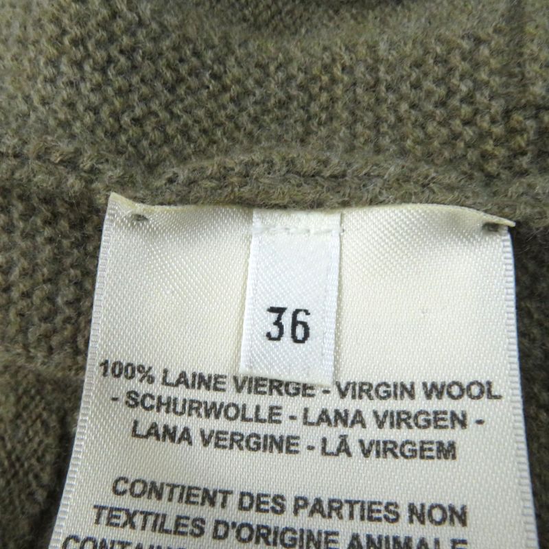 Hermes 2022 2h2705da Voyage H Logo With Logo Buttons Oversized Cardigan Brown