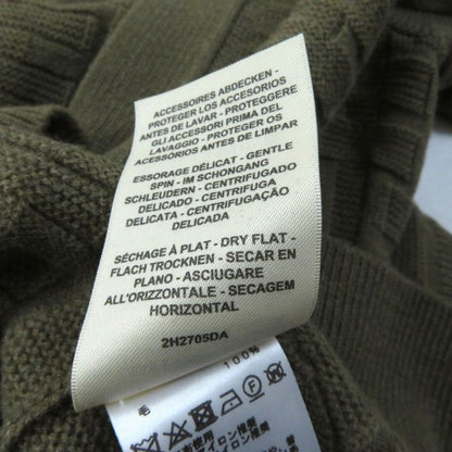 Hermes 2022 2h2705da Voyage H Logo With Logo Buttons Oversized Cardigan Brown