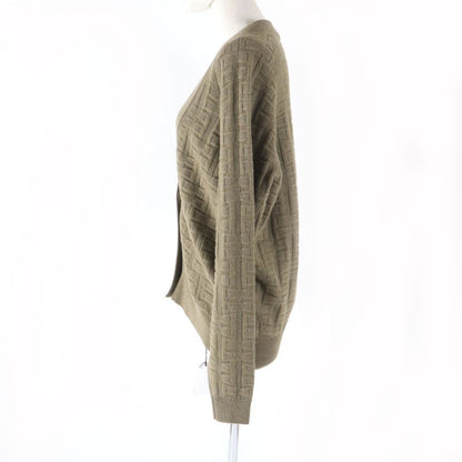 Hermes 2022 2h2705da Voyage H Logo With Logo Buttons Oversized Cardigan Brown