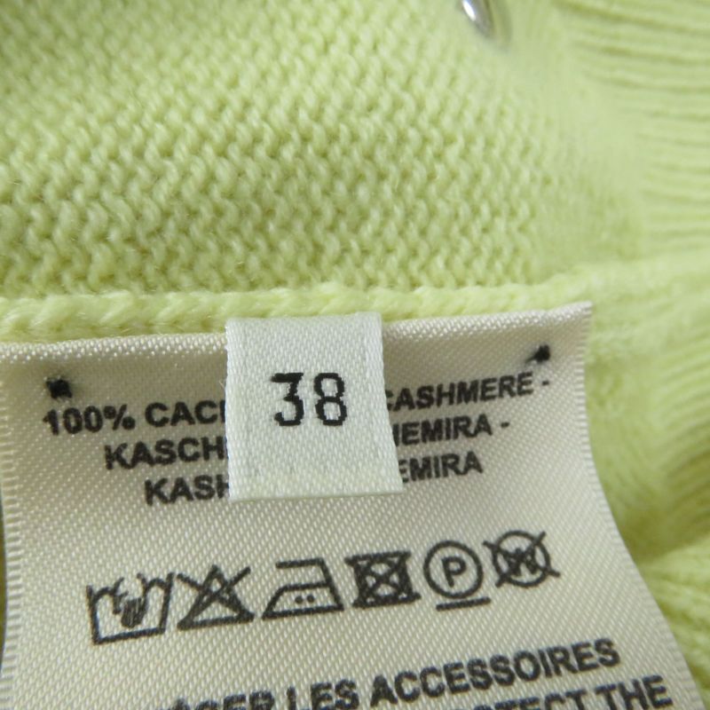 Hermes 2022aw 2h2603d1 100% Cashmere Crew Neck With Serie Buttons Long Sleeves