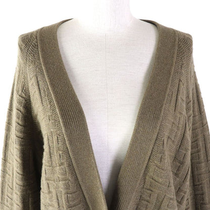 Hermes 2022 2h2705da 100% Wool H Pattern Serie Buttons Voyage Oversized