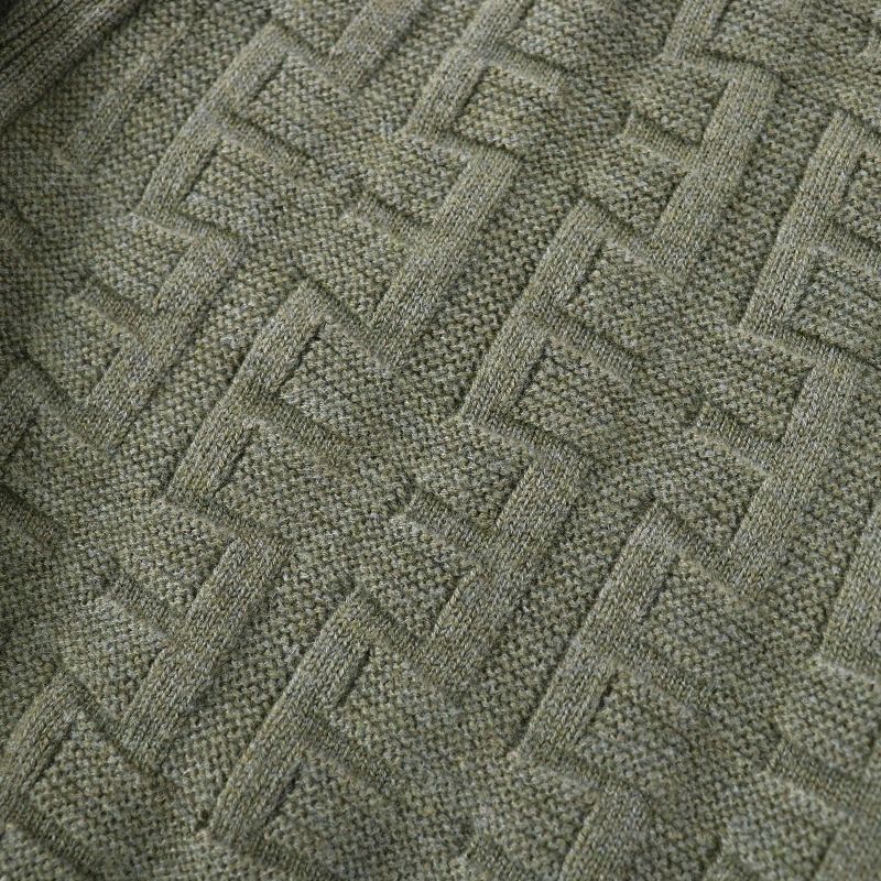 Hermes 2022 2h2705da 100% Wool H Pattern Serie Buttons Voyage Oversized