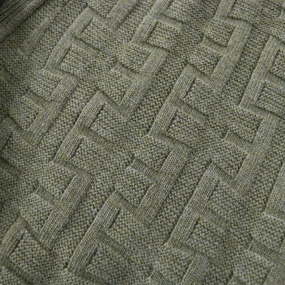 Hermes 2022 2h2705da 100% Wool H Pattern Serie Buttons Voyage Oversized