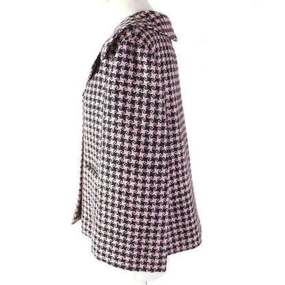 Gucci 674323 Wool GG Buttons Staggered Pattern 100% Silk Lining Nine-part