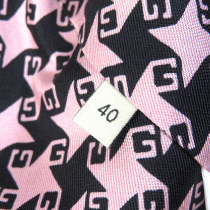 Gucci 674323 Wool GG Buttons Staggered Pattern 100% Silk Lining Nine-part