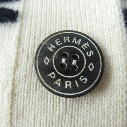 Hermes 2023 3e2102d2 Cashmere Cotton Chaine D'ancre Pattern With Serie Buttons
