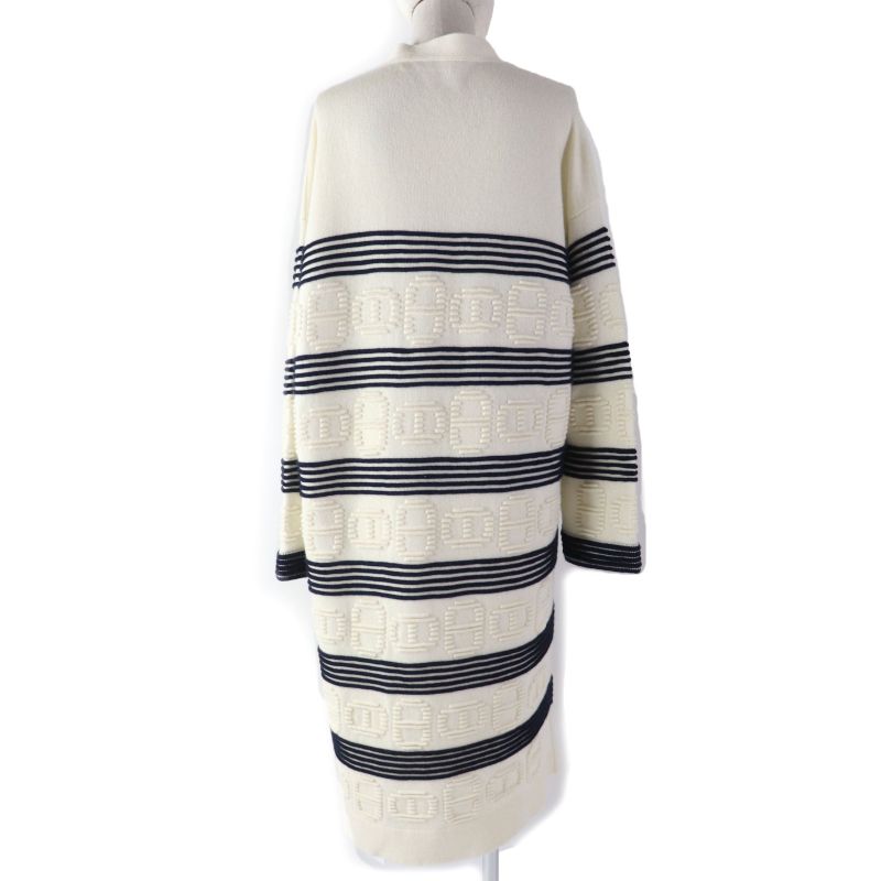 Hermes 2023 3e2102d2 Cashmere Cotton Chaine D'ancre Pattern With Serie Buttons