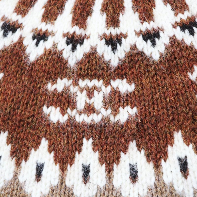 Celine 22AW 2adj7823v Triomphe Fair Isle Jacquard Cropped Crewneck Sweater