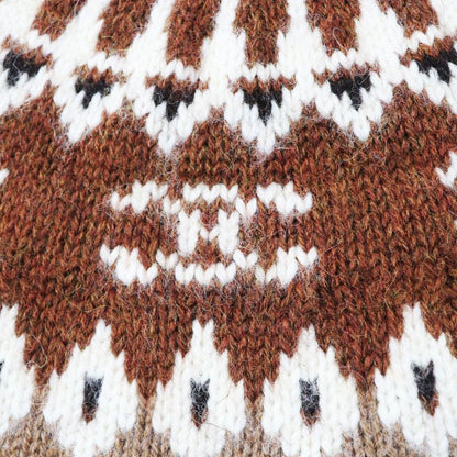 Celine 22AW 2adj7823v Triomphe Fair Isle Jacquard Cropped Crewneck Sweater