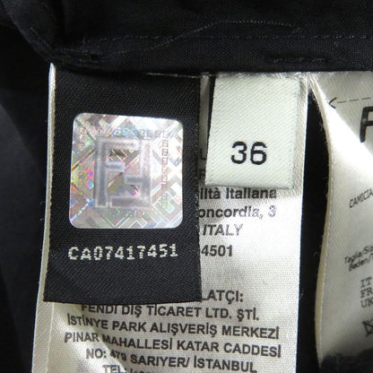 Fendi 2020 Fs7821 Cotton Docking With Stole Cut And Sleeve Shirt Blouse