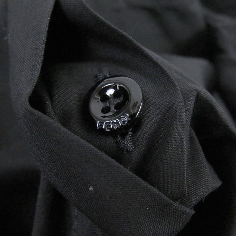 Fendi 2020 Fs7821 Cotton Docking With Stole Cut And Sleeve Shirt Blouse
