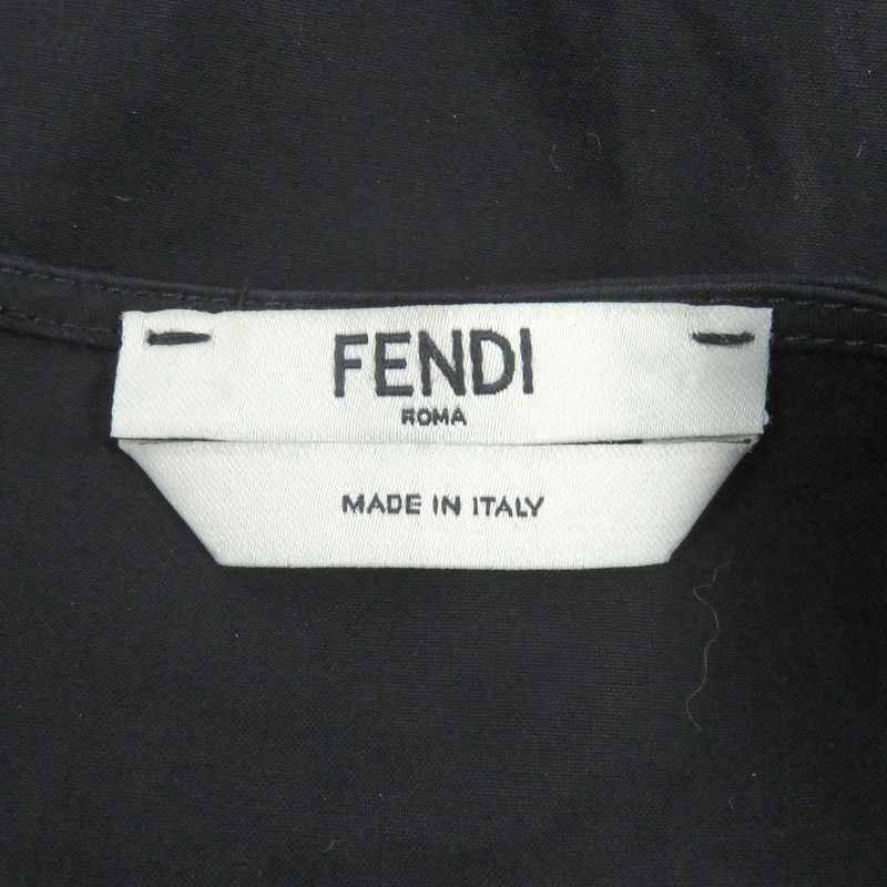 Fendi 2020 Fs7821 Cotton Docking With Stole Cut And Sleeve Shirt Blouse
