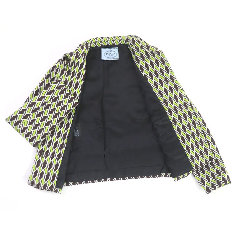 Prada 19SS P567gi/p282bh Resort Collection All-pattern Jacket And Pants Setup