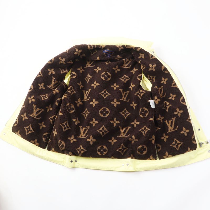 Louis Vuitton 21AW Cotton Polyester Lined Monogram Fleece Down Vest Light