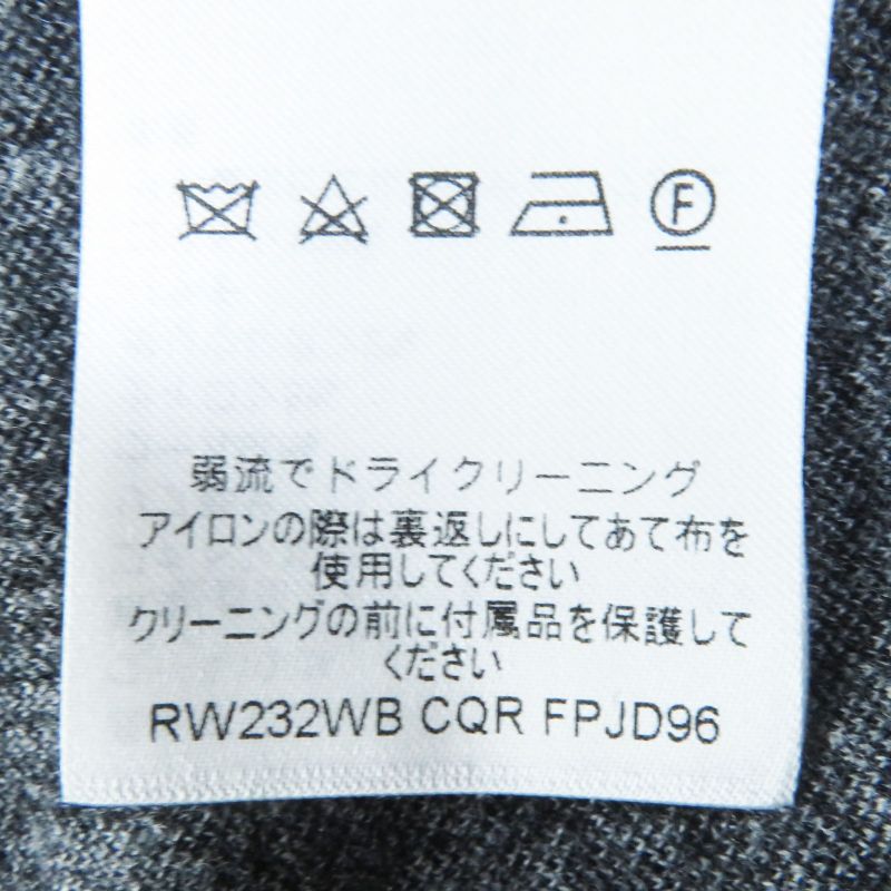 Louis Vuitton 23AW 1ac3mf Prince Of Wales Hoodie Dress Wool Cotton Glen